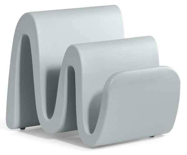 Portariviste in Polietilene WAVE come un onda Sinuosa Dimensioni 38x35.5x h 35 cm Stile vivace e moderno