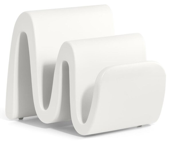Portariviste in Polietilene WAVE come un onda Sinuosa Dimensioni 38x35.5x h 35 cm Stile vivace e moderno