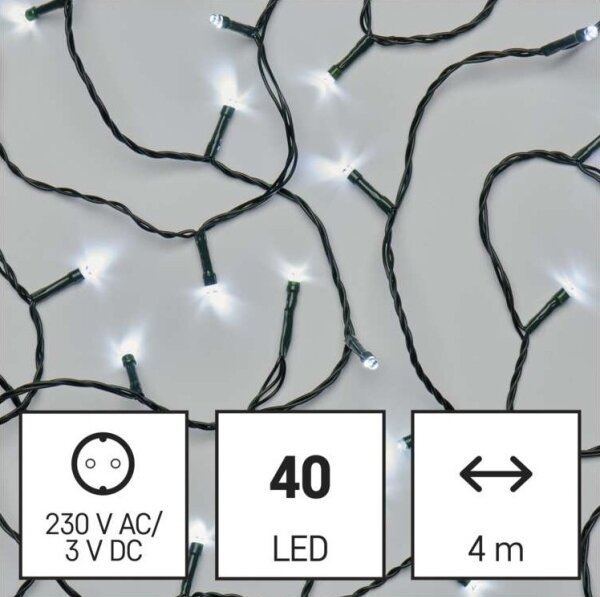 Catena luminosa LED per esterni 40xLED/9m IP44 bianco freddo