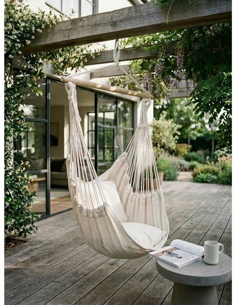 Poltrona da giardino imbottita color crema Tobago - Garden Pleasure
