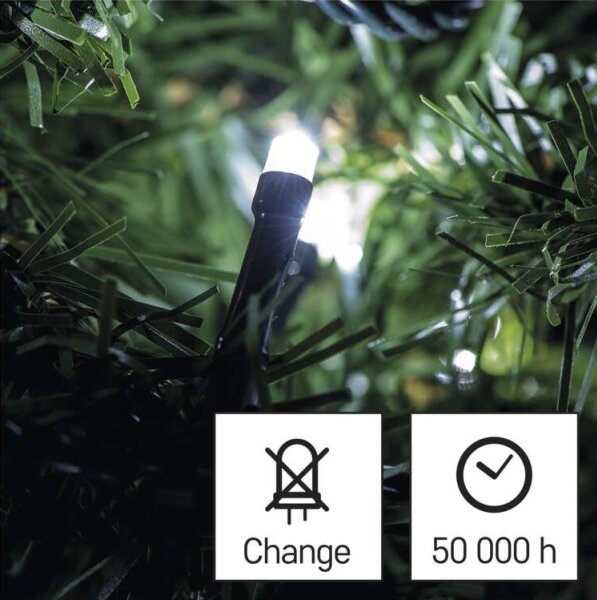 Catena luminosa LED per esterni 40xLED/9m IP44 bianco freddo
