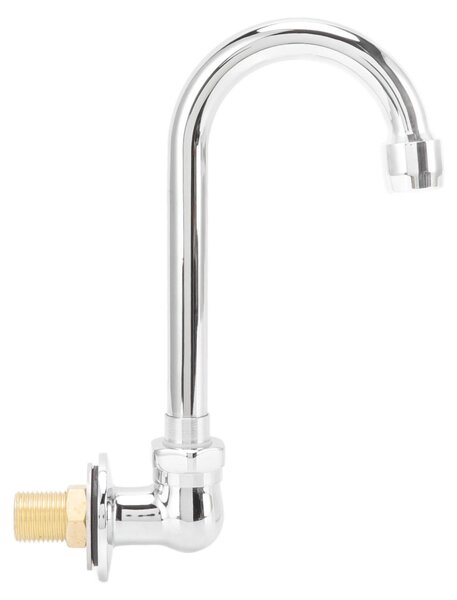 Rubinetto a pedale, acciaio inossidabile, filettatura G1/2, montaggio a parete, valvola a ginocchio, rubinetto per lavabo per ospedali, stazioni ferroviarie, fabbriche