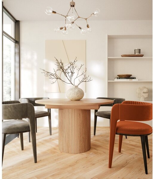 Tavolo da pranzo rotondo in rovere pieghevole ø 115 cm Malaga - Bonami Selection
