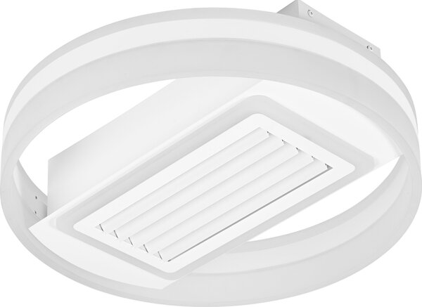 OSRAM plafoniera/ventilatore ad anello, 55W, CCT, IP20 per interni, bianco, dimmerabile