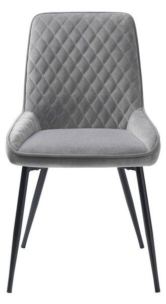 Sedia da pranzo grigia Milton - Unique Furniture