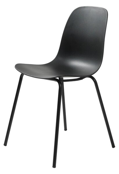 Sedia da pranzo nera Whitby - Unique Furniture
