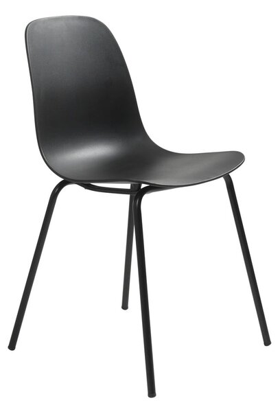 Sedia da pranzo nera Whitby - Unique Furniture