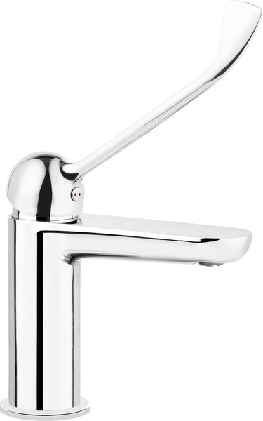 Rubinetto per lavabo Deante Cromo - Eco-aeratore 4,5 l/min, Monocomando in ottone, Bocca 110 mm, Altezza 242 mm, Risparmio idrico