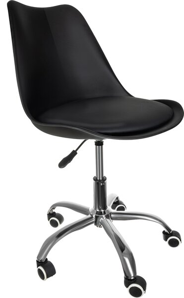 Malatec 16431 Sedia da ufficio nera