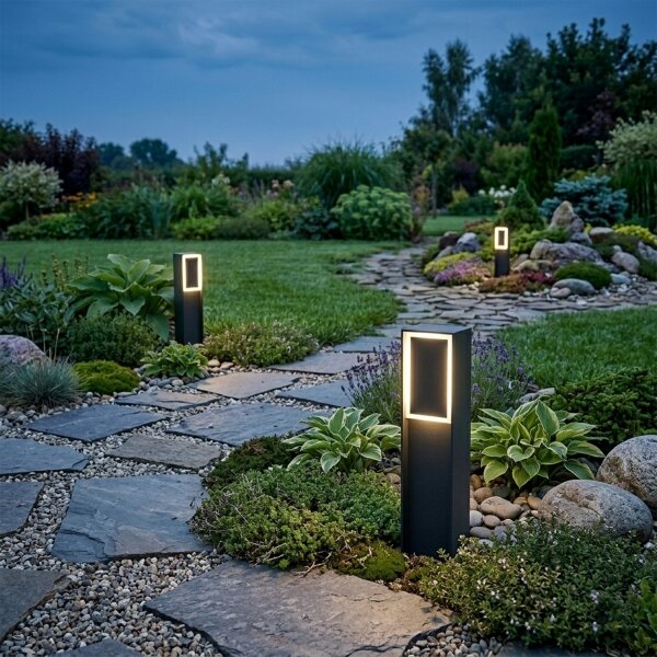 Lampada da esterno LED MODO, 4,8 W/230 V, 4000 K, IP54, 30 cm, nera