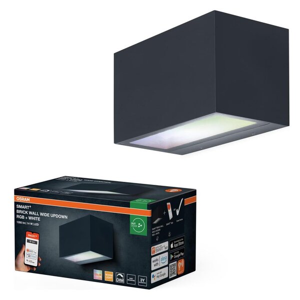 Osram -LED RGBW dimmerabile da parete per esterni SMART+ BRICK LED/14W/230V IP44 Wi-Fi