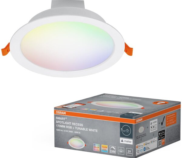 Osram - LED RGB dimmerabile. lampada da incasso SMART+ DOWNLIGHT LED/12W/230V Wi-Fi