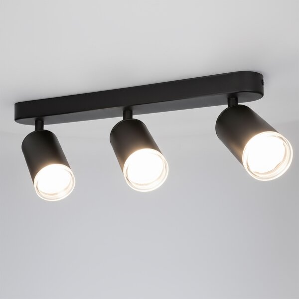 Brilagi - Luce Spot da bagno SELE 3xGU10/30W/230V IP44 nero