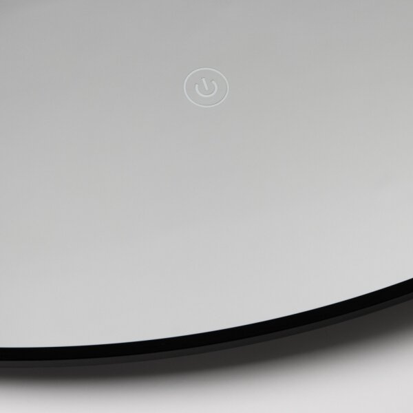 Brilagi - Specchio da bagno LED VENA BLACK LED/26W/230V 80 cm IP44 CRI 90 dimmerabile + CCT