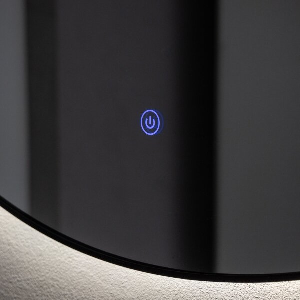 Brilagi - Specchio LED per bagno VENA BLACK LED/32W/230V 100 cm IP44 CRI 90 dimmerabile+CCT