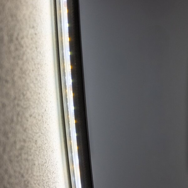 Brilagi - Specchio LED per bagno VENA BLACK LED/32W/230V 100 cm IP44 CRI 90 dimmerabile+CCT