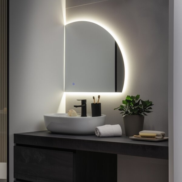 Brilagi - Specchio LED da bagno QUARTIERE LED/18W/230V 50x55 IP44 CRI 90 dimmerabile +CCT