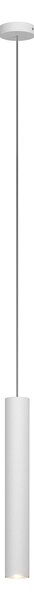 Lampadario Industrial-Minimal Xeana Metallo Bianco 1 Luce Gu10