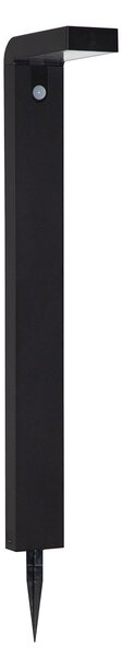 Paletto Solare Esterno Moderno Baracconi Alluminio Nero Led