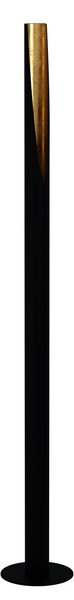Piantana Moderna Barbotto Acciaio Nero 1 Luce Gu10 4,5W