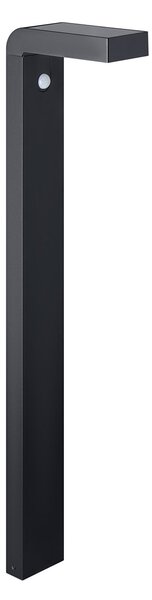 Paletto Solare Esterno Moderno Baracconi Alluminio Nero Led