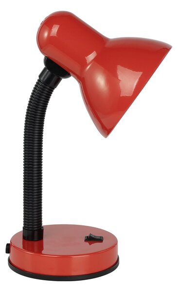 Lampada Da Tavolo Classico Basic Policarbonato Rosso 1 Luce E27