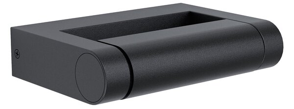 Applique Esterno Contemporanea Brianza Alluminio Nero Led