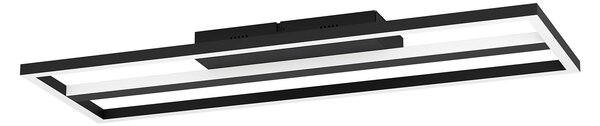 Plafoniera Moderna Calagrano-Z Alluminio Nero Luce Led Integrato 21W Ip20