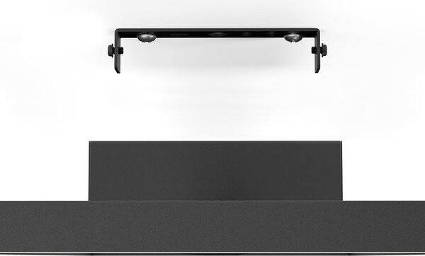Plafoniera Moderna Calagrano-Z Alluminio Nero Luce Led Integrato 21W Ip20