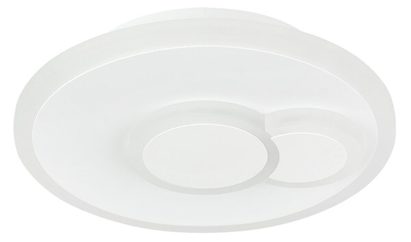Plafoniera Moderna Cadegal Acciaio Bianco Luce Led Integrato 7,8W Ip20