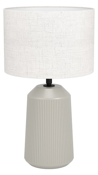 Lampada Da Tavolo Minimal Capalbio Ceramica Sabbia 1 Luce E27