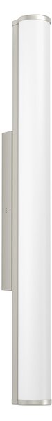 Applique Moderna Calnova Acciaio Nichel Satinato Luce Led Integrato 13W