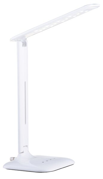 Lampada Da Tavolo Moderna Caupo Policarbonato Bianco Luce Led Integrato 2,1W