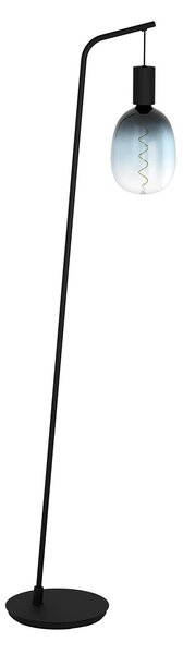 Piantana Vintage Cranley Acciaio Nero 1 Luce E27