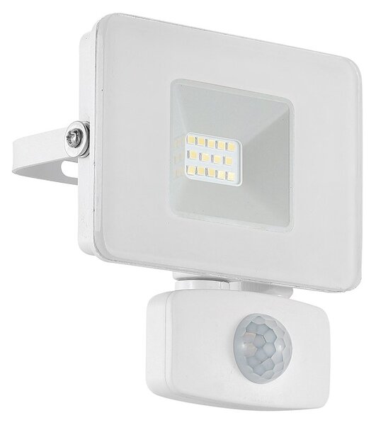 Faretto Esterno Moderna Faedo 3 Alluminio Bianco Sensore Led H13,5Cm