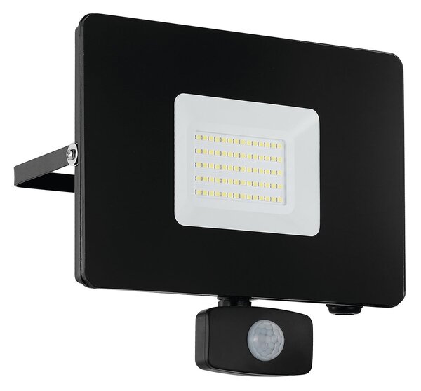 Faretto Esterno Moderno Faedo 3 Alluminio Nero Sensore Led H20Cm