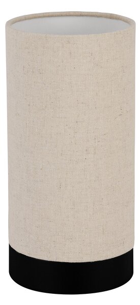 Lampada Da Tavolo Moderna Feniglia Acciaio Nero 1 Luce E27