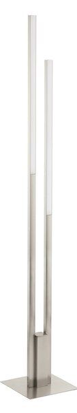 Piantana Contemporanea Fraioli-Z Alluminio Nichel Satinato 2 Luci Led 17W