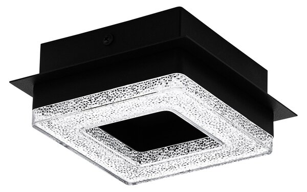 Plafoniera Moderna Fradelo 1 Acciaio Nero 1 Luce Led Integrato 3,2W