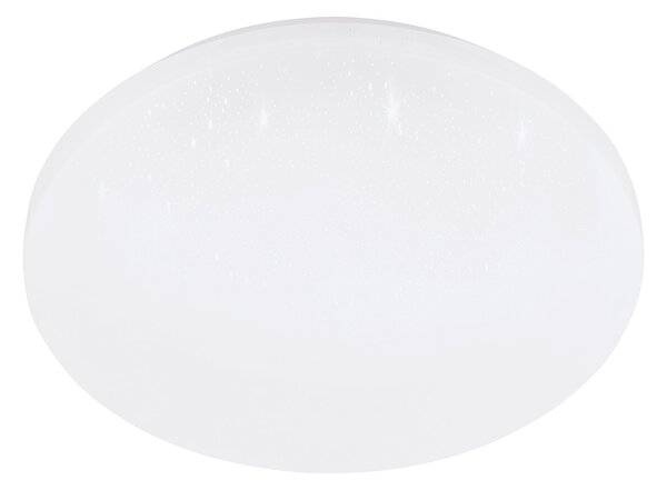 Plafoniera Moderna Frania-S Acciaio Bianco Luce Led Integrato 15W