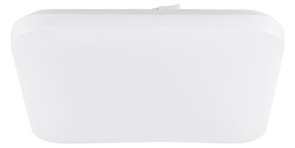 Plafoniera Moderna Frania Acciaio Bianco Luce Led Integrato 14,6W