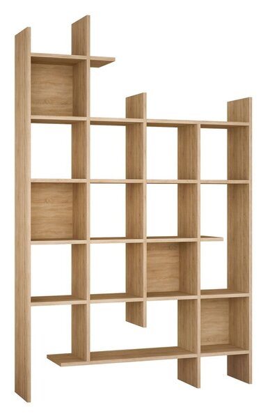 Libreria colore naturale in rovere 122x188 cm Manco - Kalune Design