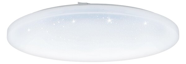 Plafoniera Moderna Frania-S Acciaio Bianco Luce Led Integrato 50W Ip20