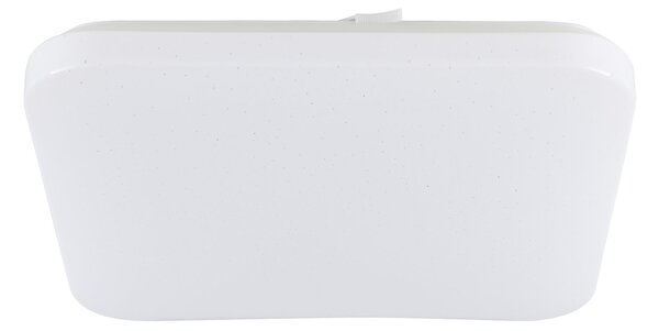 Plafoniera Moderna Frania-S Acciaio Bianco Luce Led Integrato 14,6W