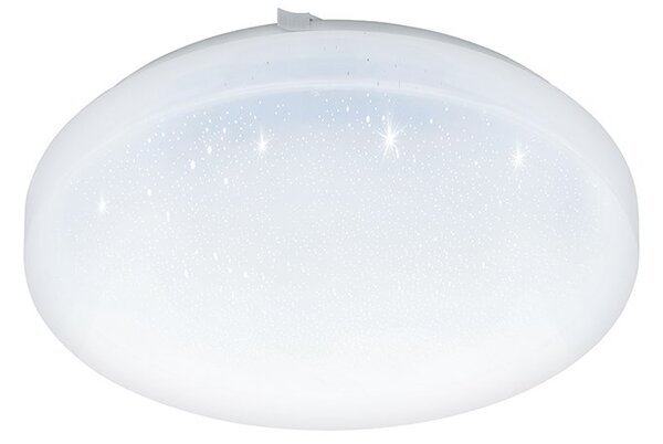 Plafoniera Moderna Frania-S Acciaio Bianco Led Integrato 10W