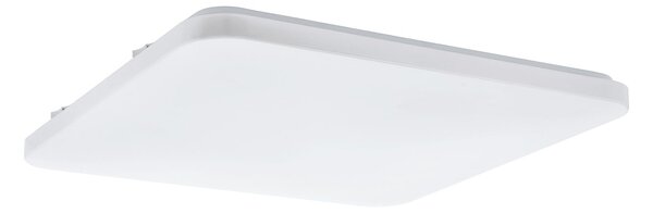Plafoniera Moderna Frania Acciaio Bianco Luce Led Integrato 50W Ip20