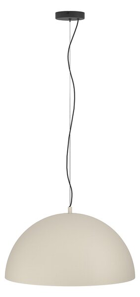 Lampadario A Sospensione Contemporaneo Gaetano 1 Acciaio Nero Sabbia 1 Luce E27