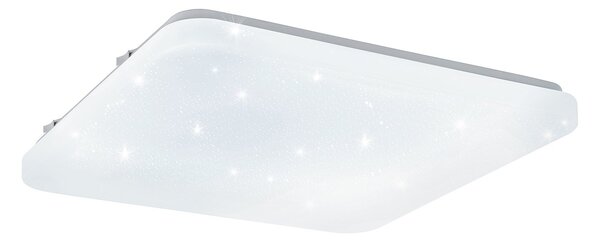 Plafoniera Moderna Frania-S Acciaio Bianco Led Integrato 14,6W