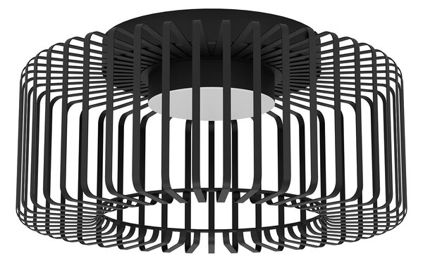 Plafoniera Contemporanea Ginestrone-Z Acciaio Nero Luce Led Integrato 22W