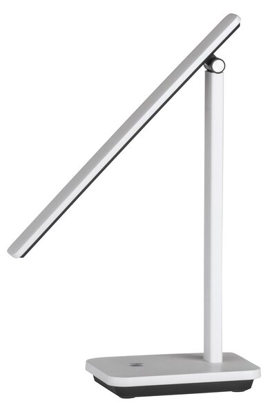Lampada Da Tavolo Minimal Iniesta Policarbonato Bianco Luce Led Integrato 3,6W